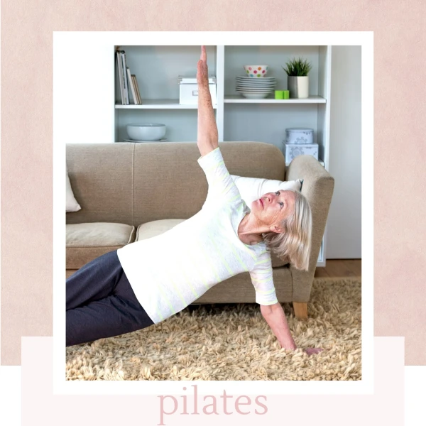 Pilates exercise to strengthen and tone your stomach and thighs